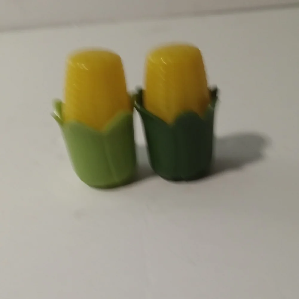 Corn Shaped Salt and Pepper Shakers